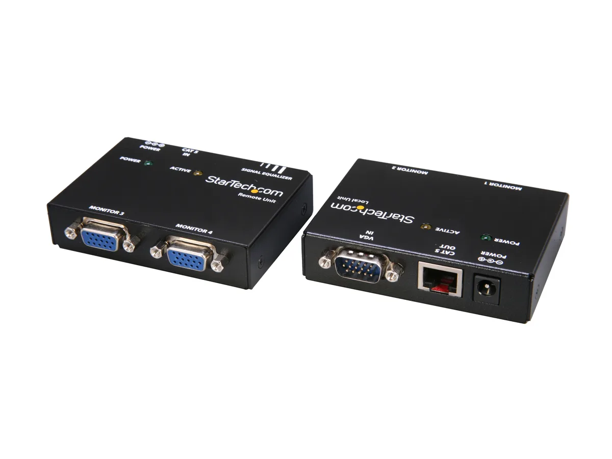 STARTECH STARTECH ST121UTP VGA extender 500ft 150m 2 local 2 remote — product photo