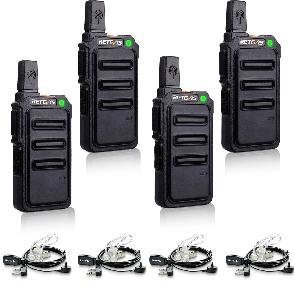 KEHIPI KEHIPI RT19 two-way radio 4-pack 1300mAh 22ch FRS — product photo