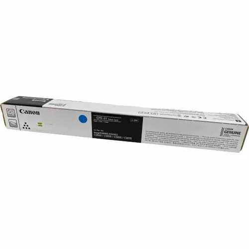 Canon Canon GPR-61 Cyan Toner Cartridge 3764C003 (genuine) — product photo