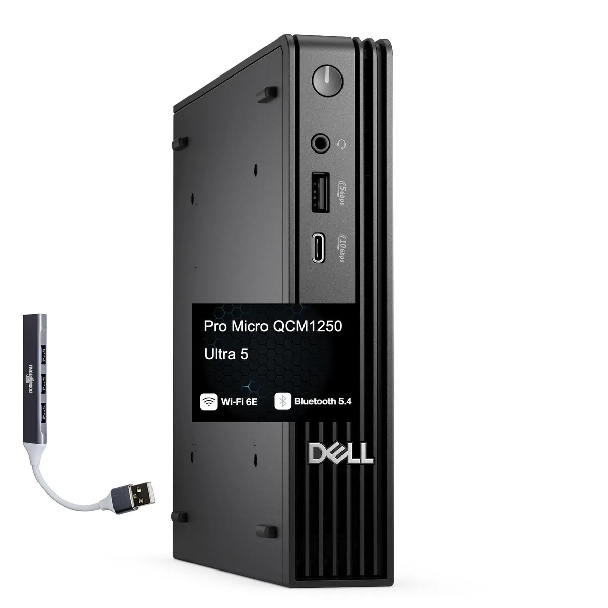 DELL DELL Pro Micro QCM1250 Mini Desktop PC Intel Core Ultra 5 235T 16GB DDR5 2TB NVMe Windows 11 Pro — product photo