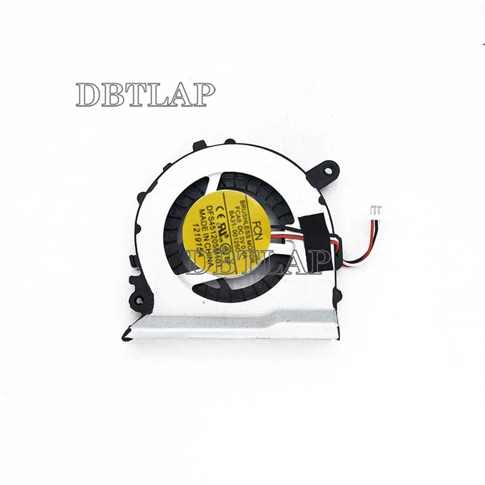 Small black laptop CPU cooling fan unit