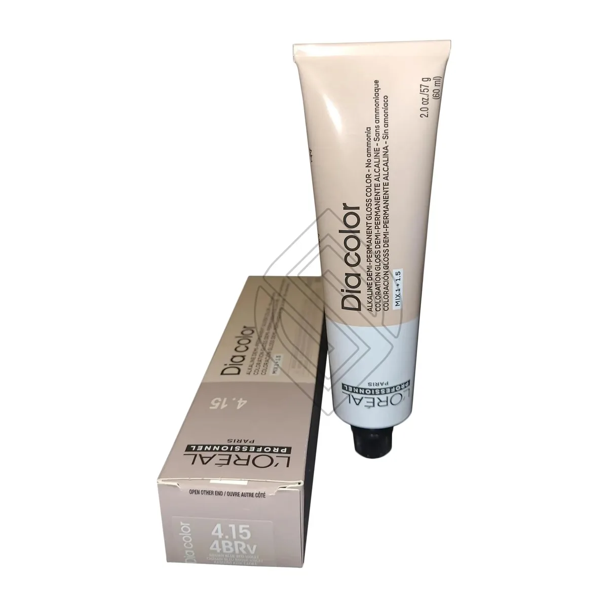 L'Oreal L'Oreal Dia Color 4.15/4BRv Demi-Permanent Hair Color 1.7oz 57g — product photo