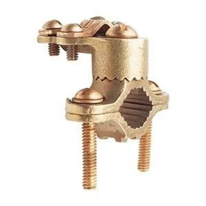 Bronze pipe ground clamp, 2.89 inches, commercial type