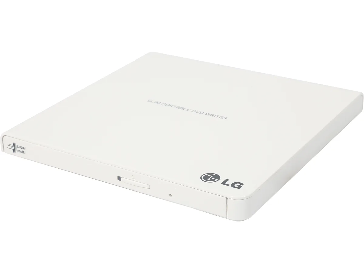 LG Electronics LG Electronics GP65NW60 external cd/dvd rewriter white — product photo