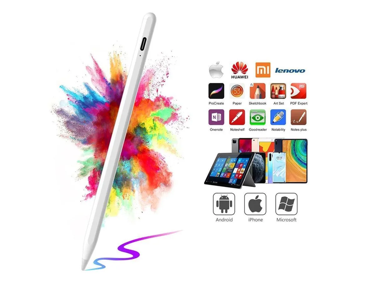 JIMTAB JIMTAB Stylus Pen White Magnetic Adsorption 40 min charge — product photo