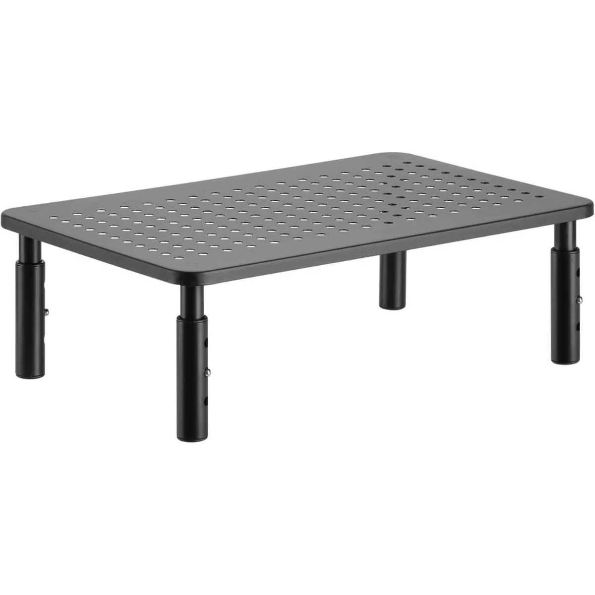 Lorell Lorell BG3086115 Height-Adjustable Steel Desktop Stand 44 lb 5.5" x 9.3" x 14.5" Black — product photo