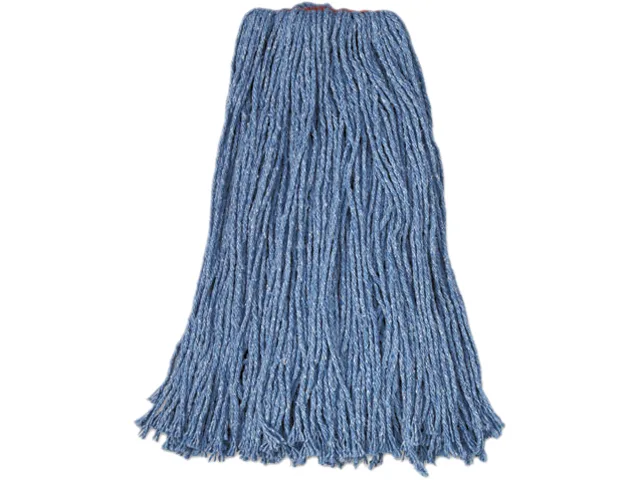 Rubbermaid Commercial Rubbermaid Commercial RCP F518-12 BLU 24 oz wet mop, 1" headband, blue cleaning — product photo