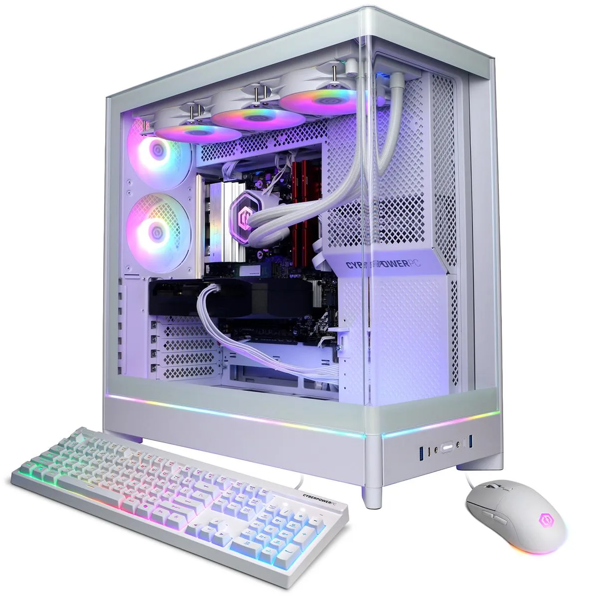 CyberpowerPC CyberpowerPC Gamer Supreme Ryzen 7 9850X3D RTX 5070 32GB 1TB White — product photo