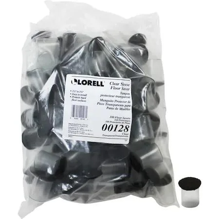 Lorell Lorell 00128 Clear Sleeve Floor Protectors PK100 — vörumynd