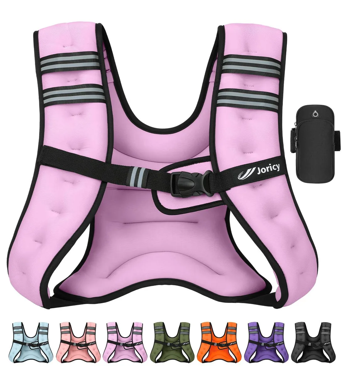  JORICY Weighted Vest 15 lb Purple — product photo