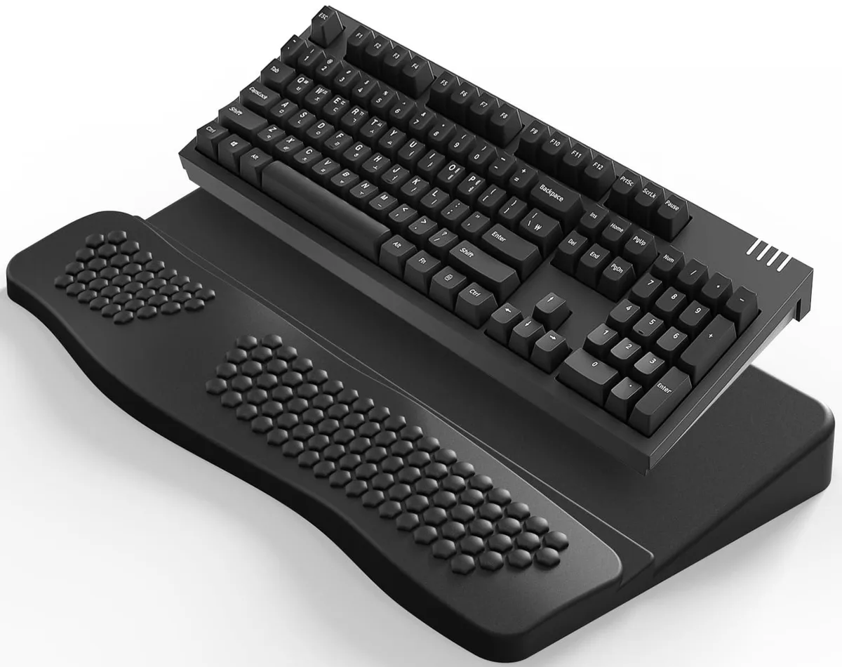  JIKIOU B93001 Wrist Rest with Keyboard Stand Black — product photo