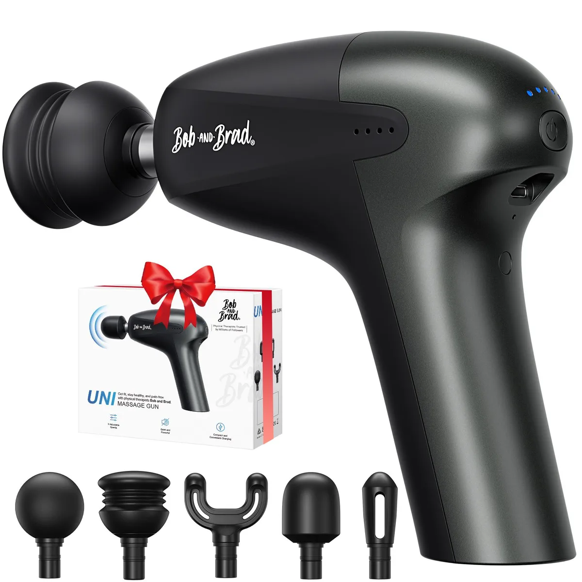 Bob and Brad Bob and Brad UNI K Mini Massage Gun Black 1.26lb — product photo