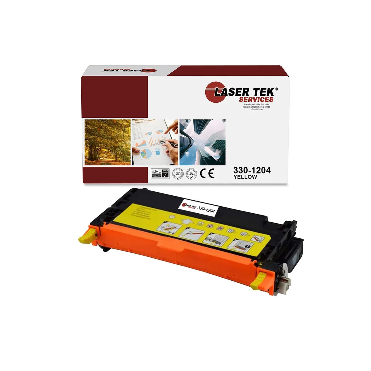 Laser Tek Services Laser Tek Services 330-1204 Yellow Toner Cartridge 9000 Pages — product photo