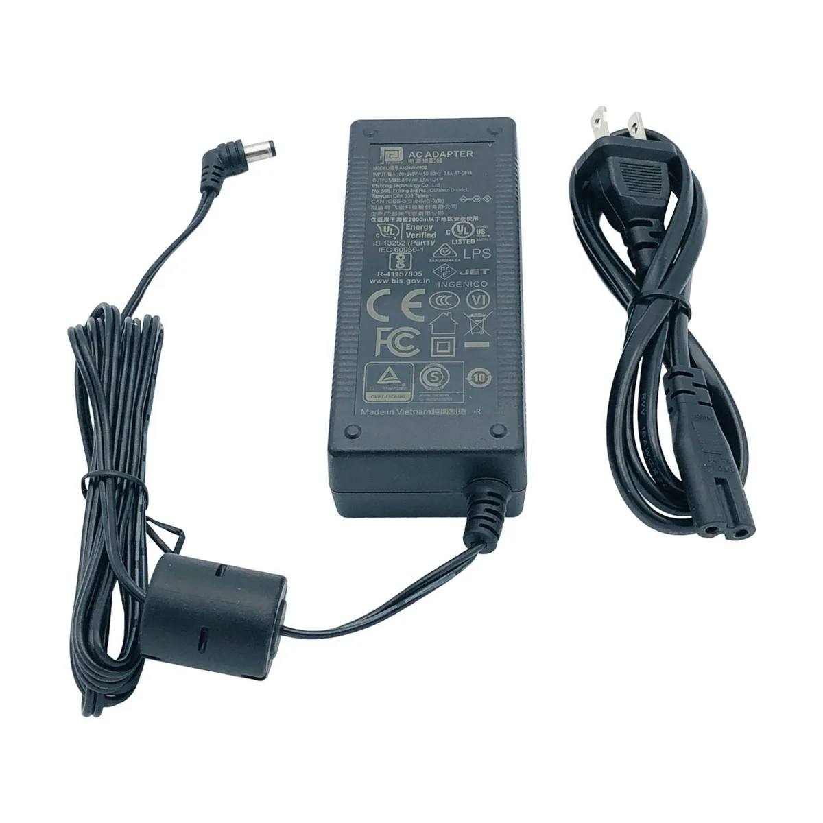 Phihong USA Inc. Phihong USA Inc. AM24W-080B 8V 3A 24W power adapter — product photo