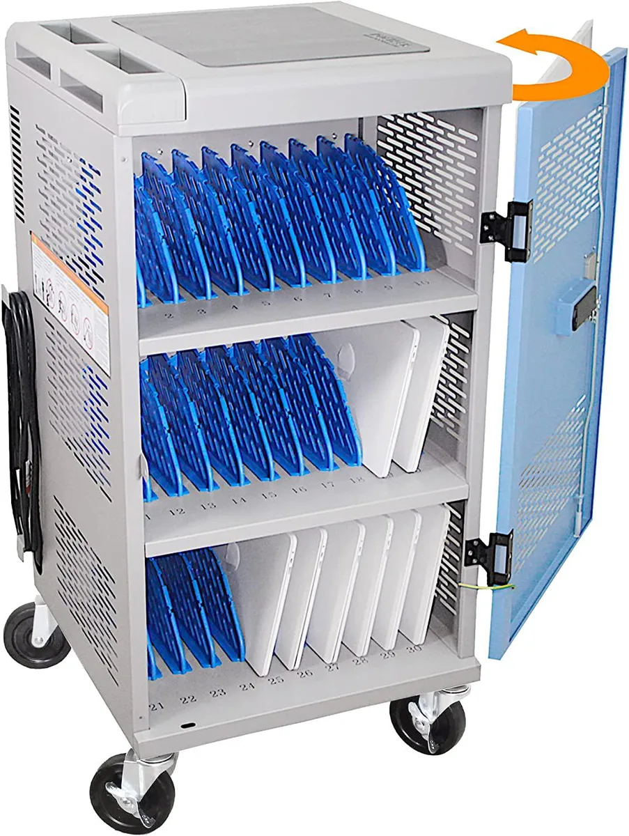 NShi NShi 30-Unit Charging Cart 14-inch 1.5-inch Office Furniture — product photo