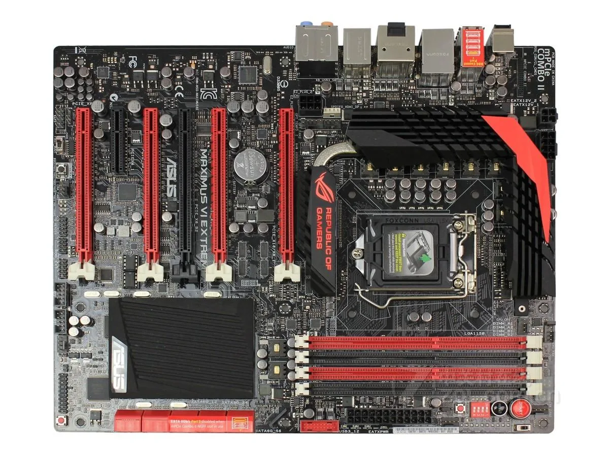 ASUS ASUS Maximus VI Extreme LGA 1150 Z87 32GB DDR3 ATX Intel motherboard — product photo