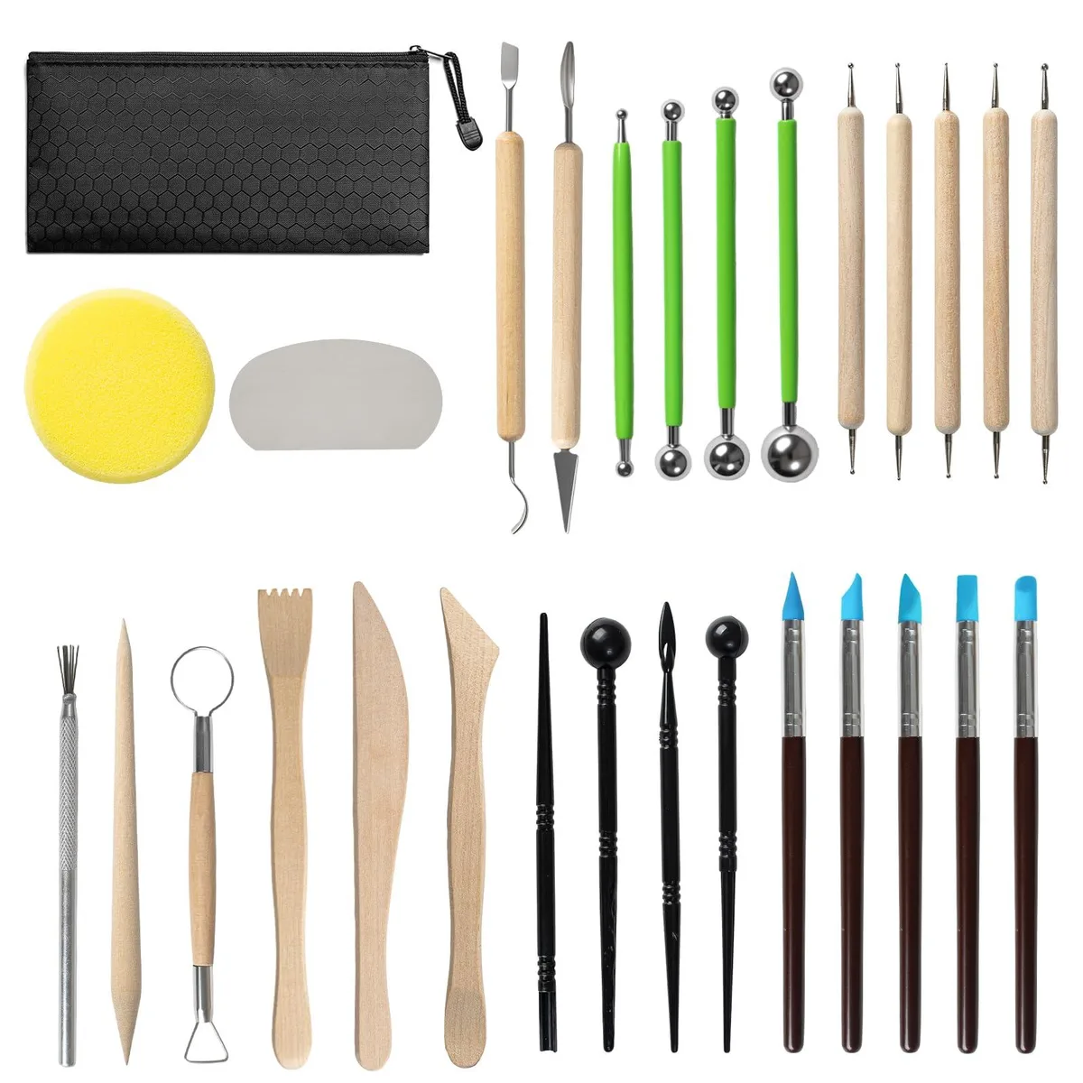 LEYCLUB LeyClub01 29-piece clay tool kit — product photo