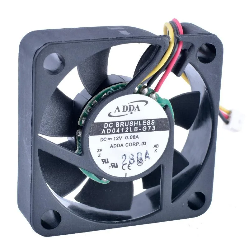 WMtec WMtec AD0412LB-G73 40mm 12V .08A 3-pin Dual Ball Bearing Case Fan — product photo