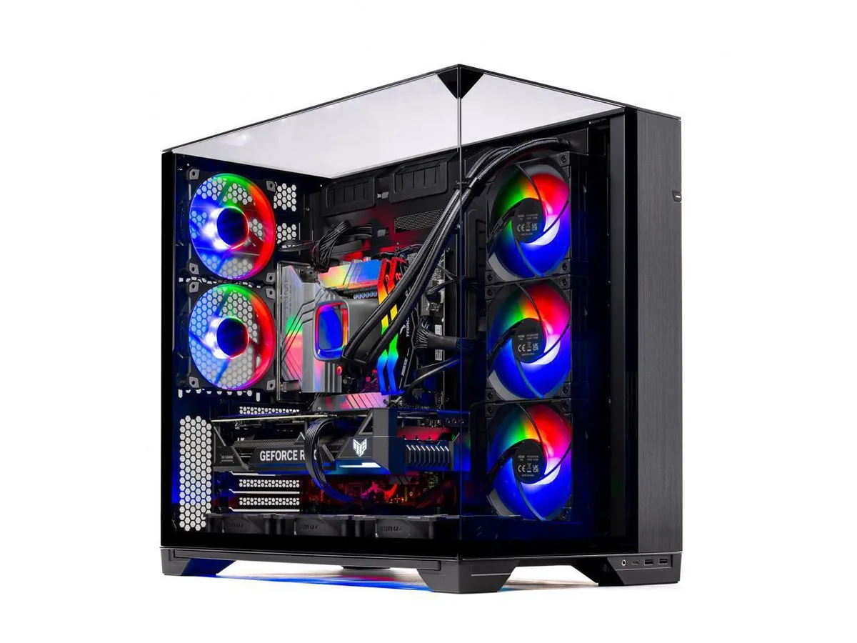 Skytech Skytech ST-O11V-1699-B-AL gaming PC, Ryzen 9 9900X3D, RX 9070 XT 16GB, 32GB DDR5 6000, 1TB NVMe — product photo