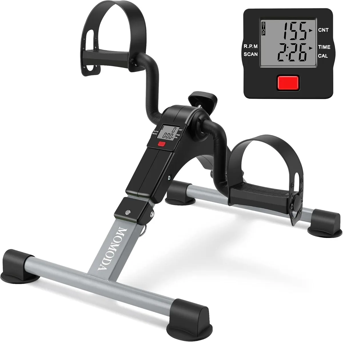 TUKO TUKO Under Desk Bike Pedal Exerciser Foldable with LCD Display cardio equipment — product photo