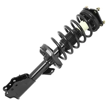 Unity 11065 front left complete strut assembly, silver metal coil spring and housing