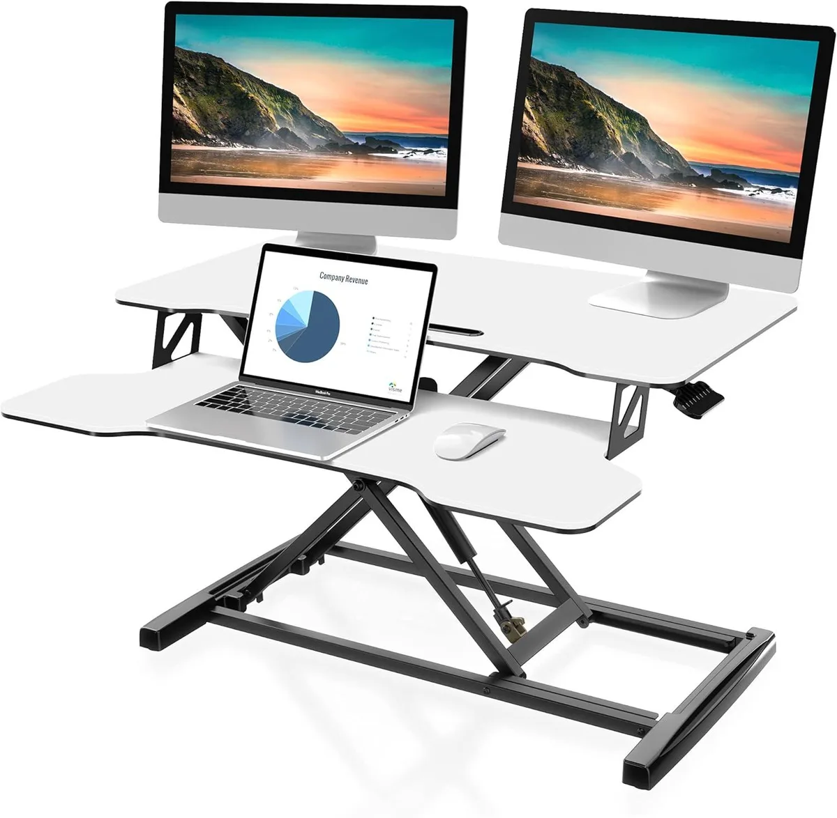 BFKK BFKK 32 Wide Standing Desk Converter White — product photo