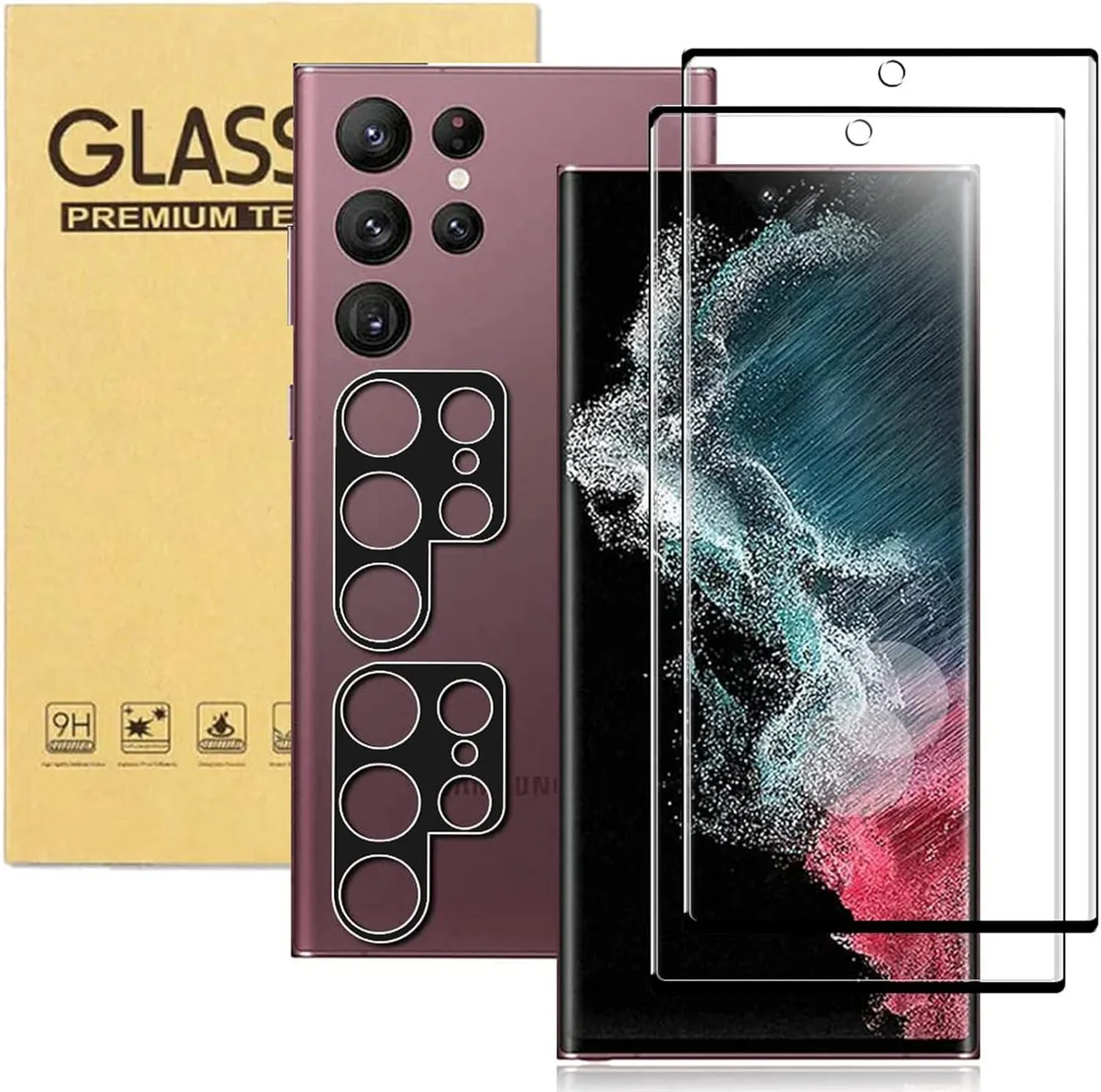NuoTo NuoTo Galaxy S22 Ultra Screen Protector 2+2 Pack 9H 6.8 Inch — product photo