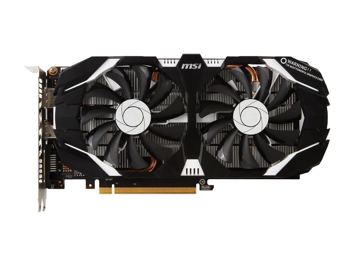 MSI MSI GeForce GTX 1060 6GB 1.54 GHz Double Fans — product photo