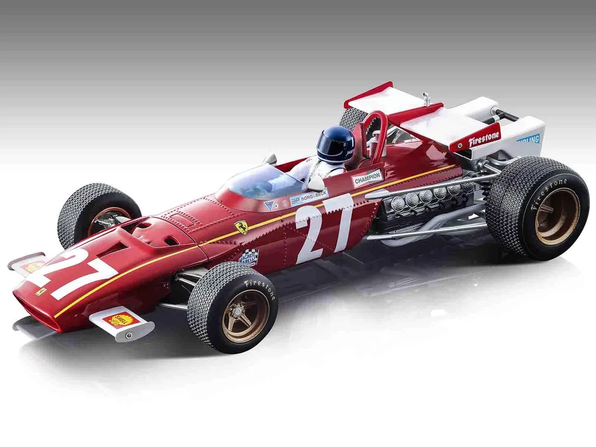 Tecnomodel Tecnomodel Ferrari 312B #27 Jacky Ickx 1970 Belgian GP 1/18 Ltd Ed 75 hobby collectible — product photo