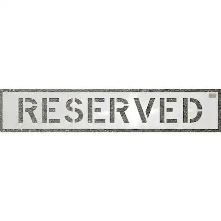 Value Brand Value Brand Reserved Stencil 12 x 9 in — product photo