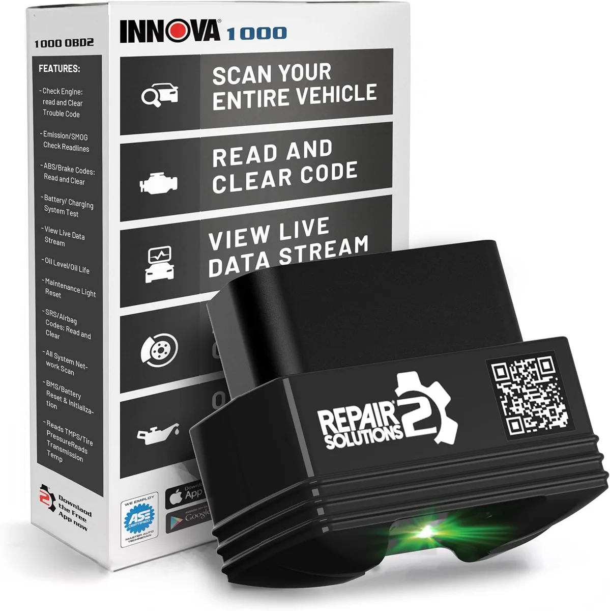 TAURKENAM TAURKENAM 1000 v2 OBD2 Scanner Bluetooth car electronics accessory — product photo