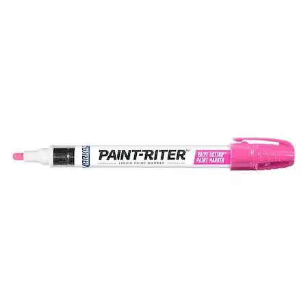 Markal 97053 fluorescent pink paint marker metal barrel clip cap