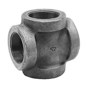 Anvil Anvil 0300111606 Cast Iron Reducing Cross 1" 3/4" NPT Class 125 Schedule 40 175 psi 150°F — product photo