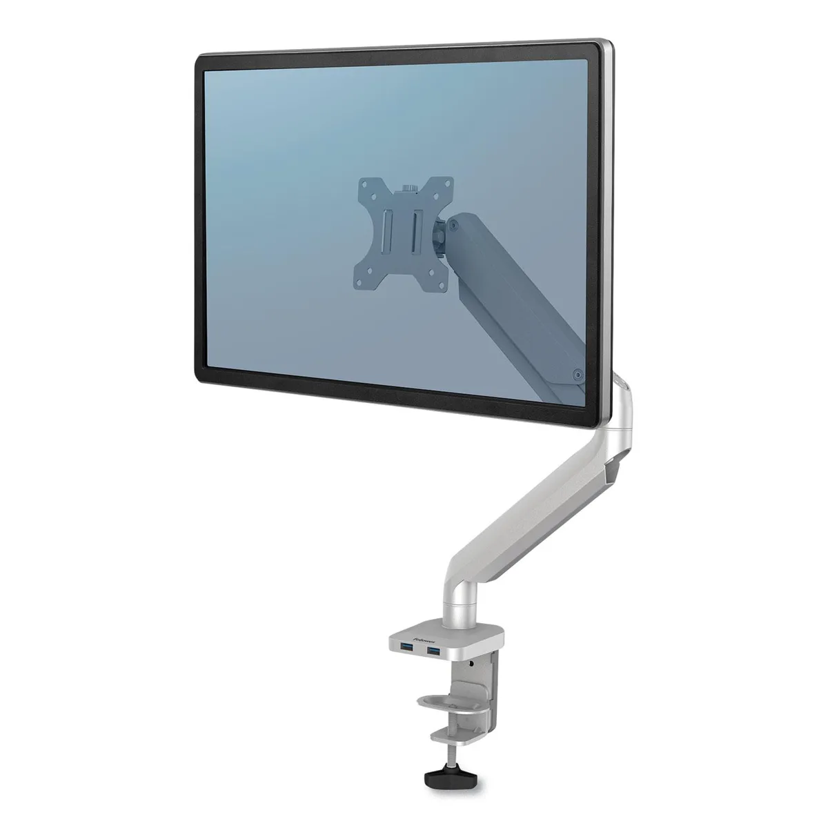 FELLOWES Fellowes Platinum Series Monitor Arm 8056401 Silver — product photo