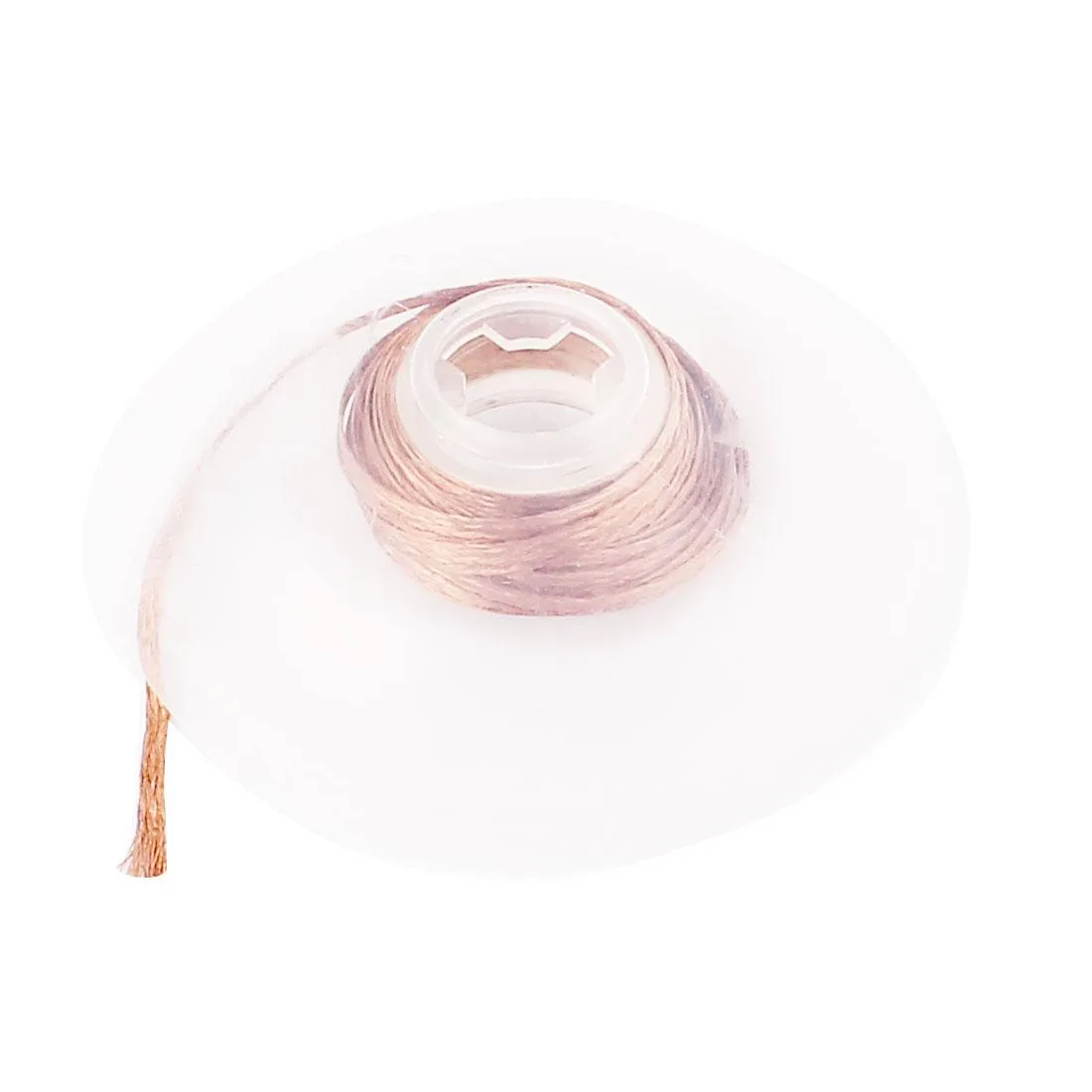 Copper braided desoldering wick on clear plastic spool 1.5M