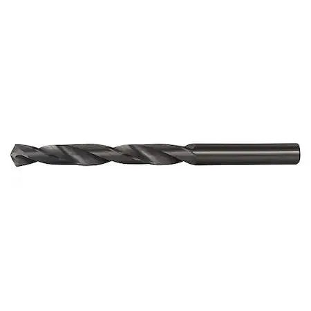 Solid carbide jobber drill bit 17/64 inch 118 degree point bright finish