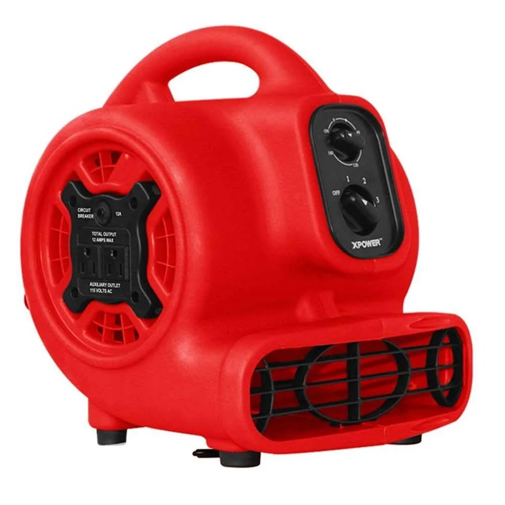Xpower Xpower P-230AT 2.3 Amp 800 CFM Blower Red — product photo