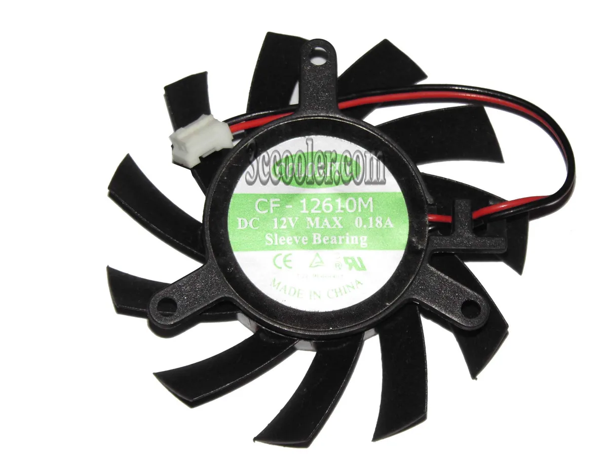 OEM Industries OEM Industries CF-12610M 12V .18A frameless 2-pin CPU cooler — product photo