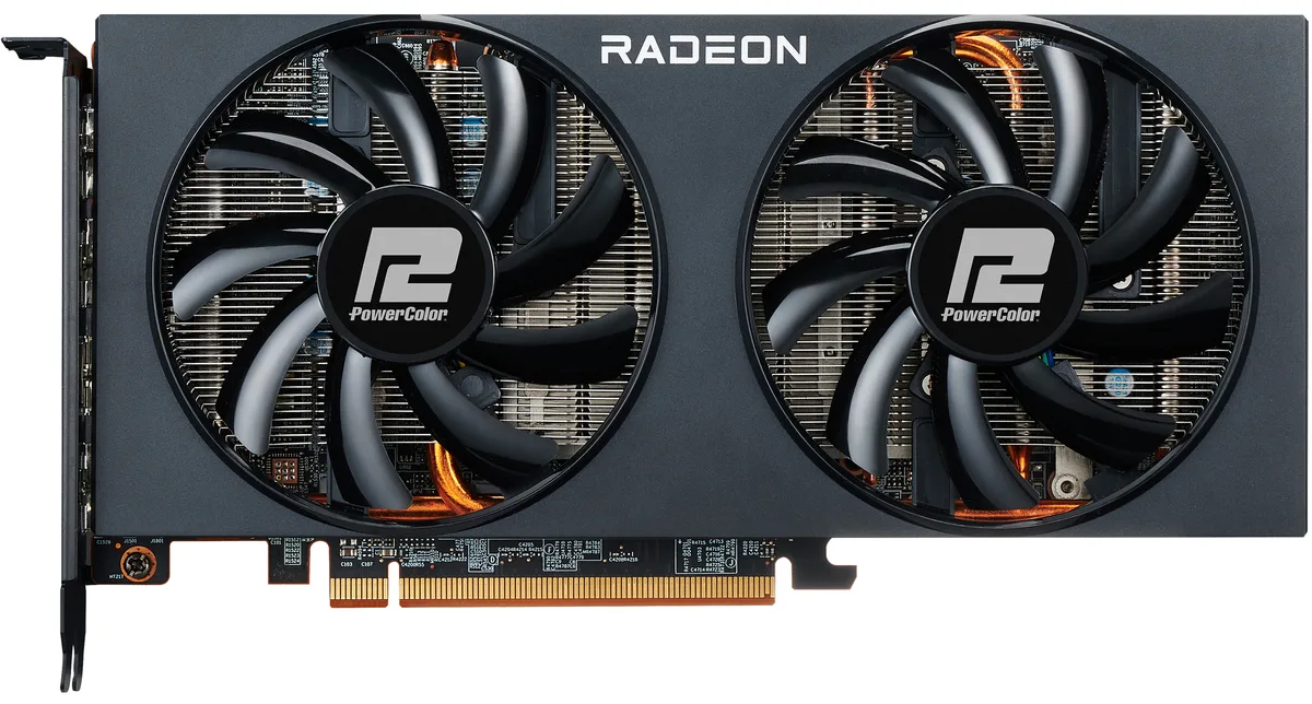 PowerColor PowerColor Fighter Radeon RX 6700 XT 12GB GDDR6 graphics card AXRX 6700XT 12GBD6-3DH — product photo