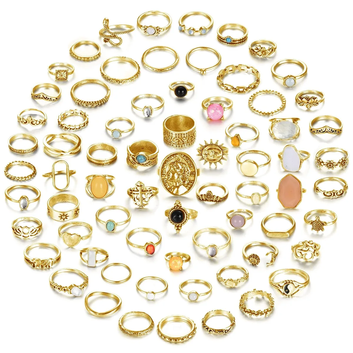  Subiceto 70 Pcs Ring Set — product photo