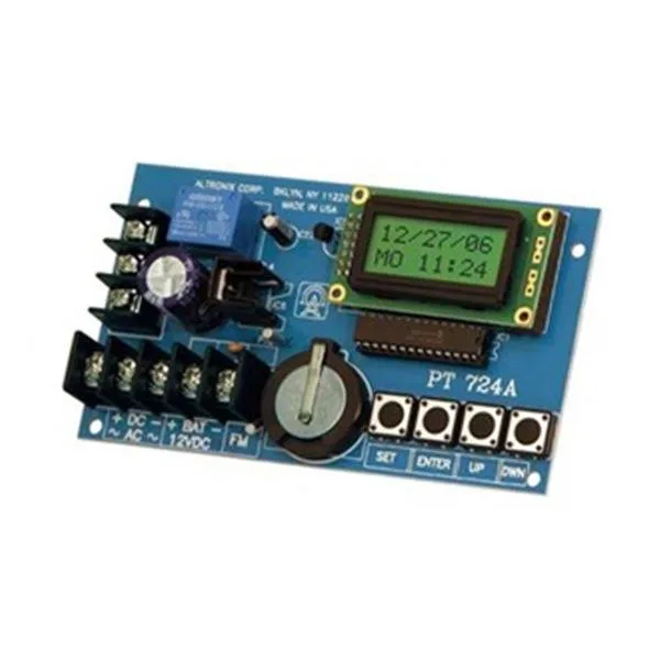Altronix Corporation Altronix Corporation PT724A 365 day timer 1 channel 12/24 VDC VAC 10 holiday — product photo