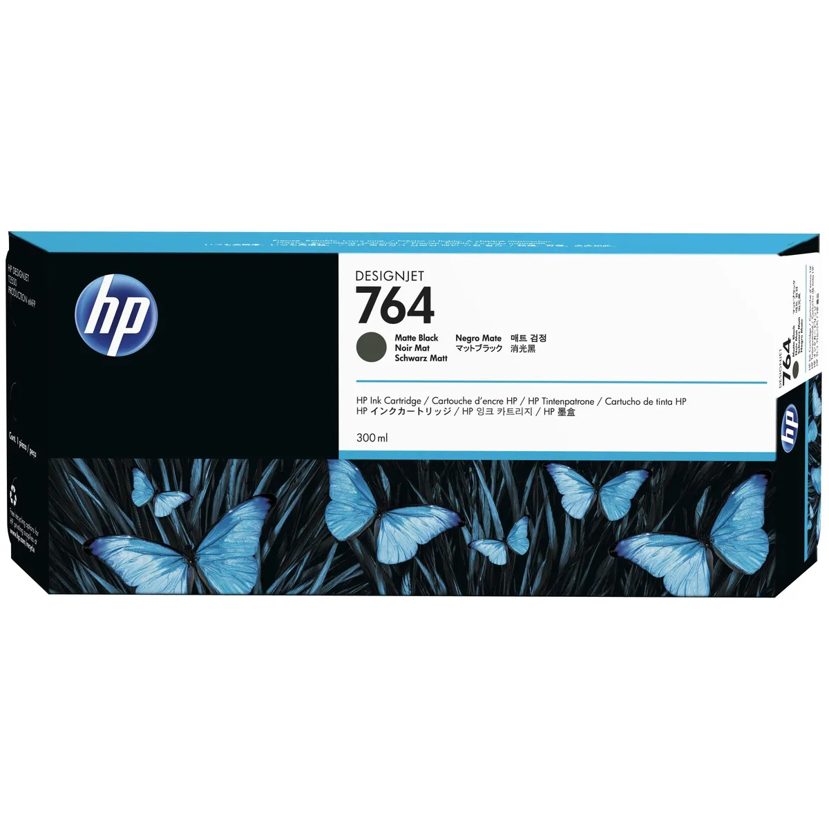 HP HP C1Q16A 764 Matte Black 300ml Ink Cartridge — product photo