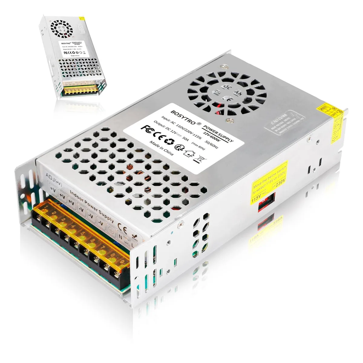 Adafruit Adafruit 12V 50A 600W 2 in 1 Accessories — product photo