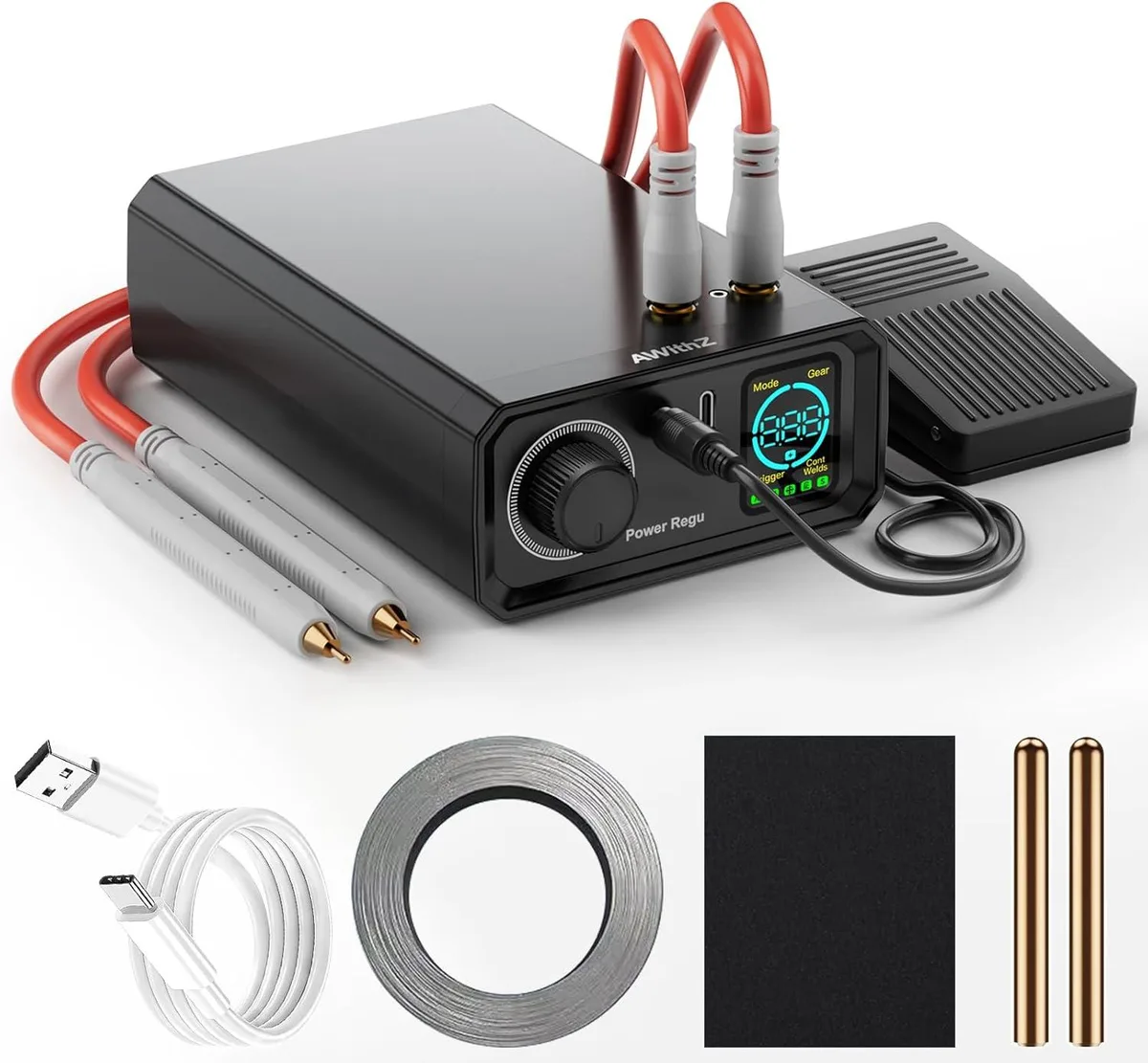 BFKK BFKK 9000W Battery Spot Welder Rotary Knob 100 Gears (UK1) car electronics accessory — product photo