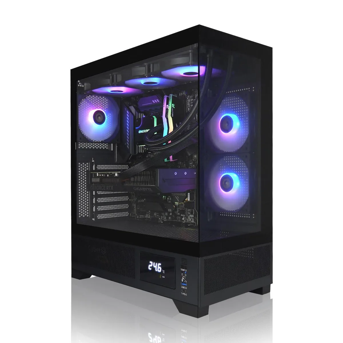 AVGPC AVGPC AV-WW-R73D-5080-B gaming PC Ryzen 7 7800X3D RTX 5080 32GB DDR5 2TB NVME — product photo