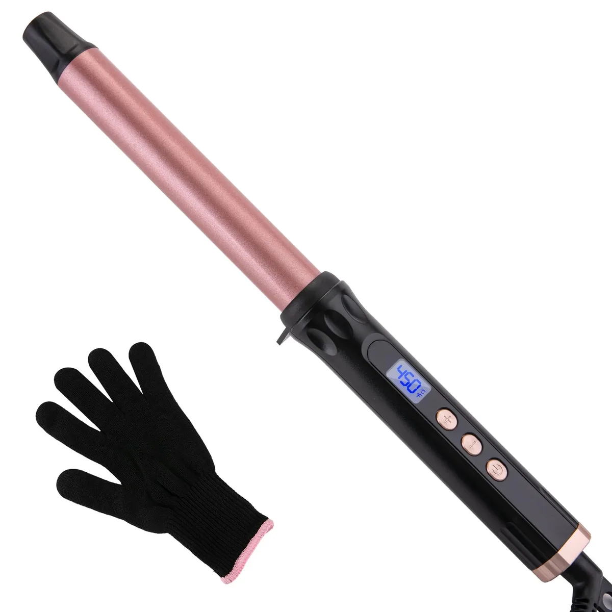  MCODON 1 Inch Curling Wand Gold — product photo