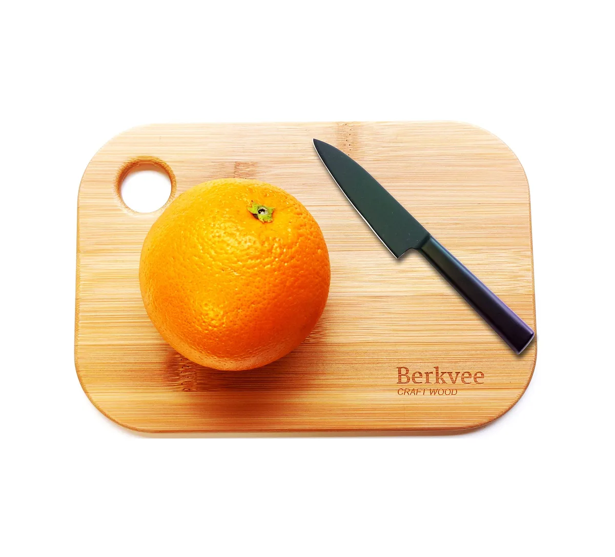  Berkvee FSC-Certified Bamboo Cutting Board Set 2 Pack 8.6 x 6 in — product photo