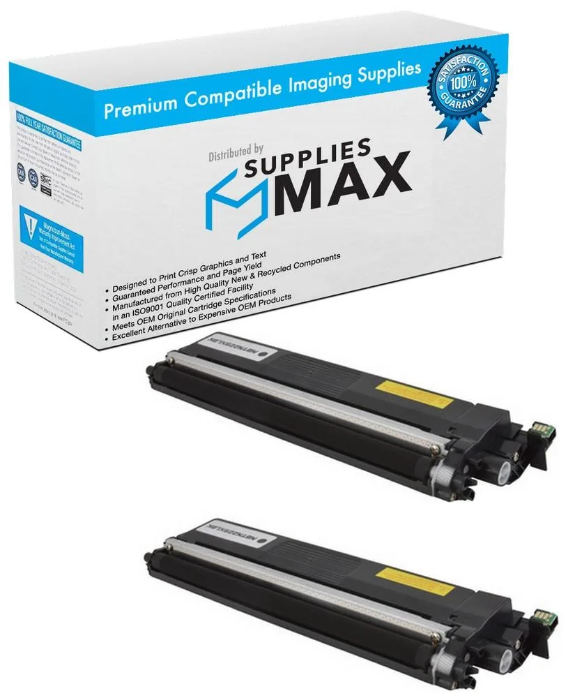 SuppliesMax SuppliesMax BRTTN-229-2PK Black Toner Cartridge 2-Pack 1500 Pages — product photo