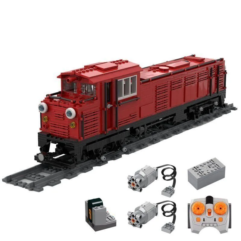 ZITIANYOUBUILD ZITIANYOUBUILD MOC-75548 Japanese DL 43 Locomotive 1354 Parts Educational Set — product photo