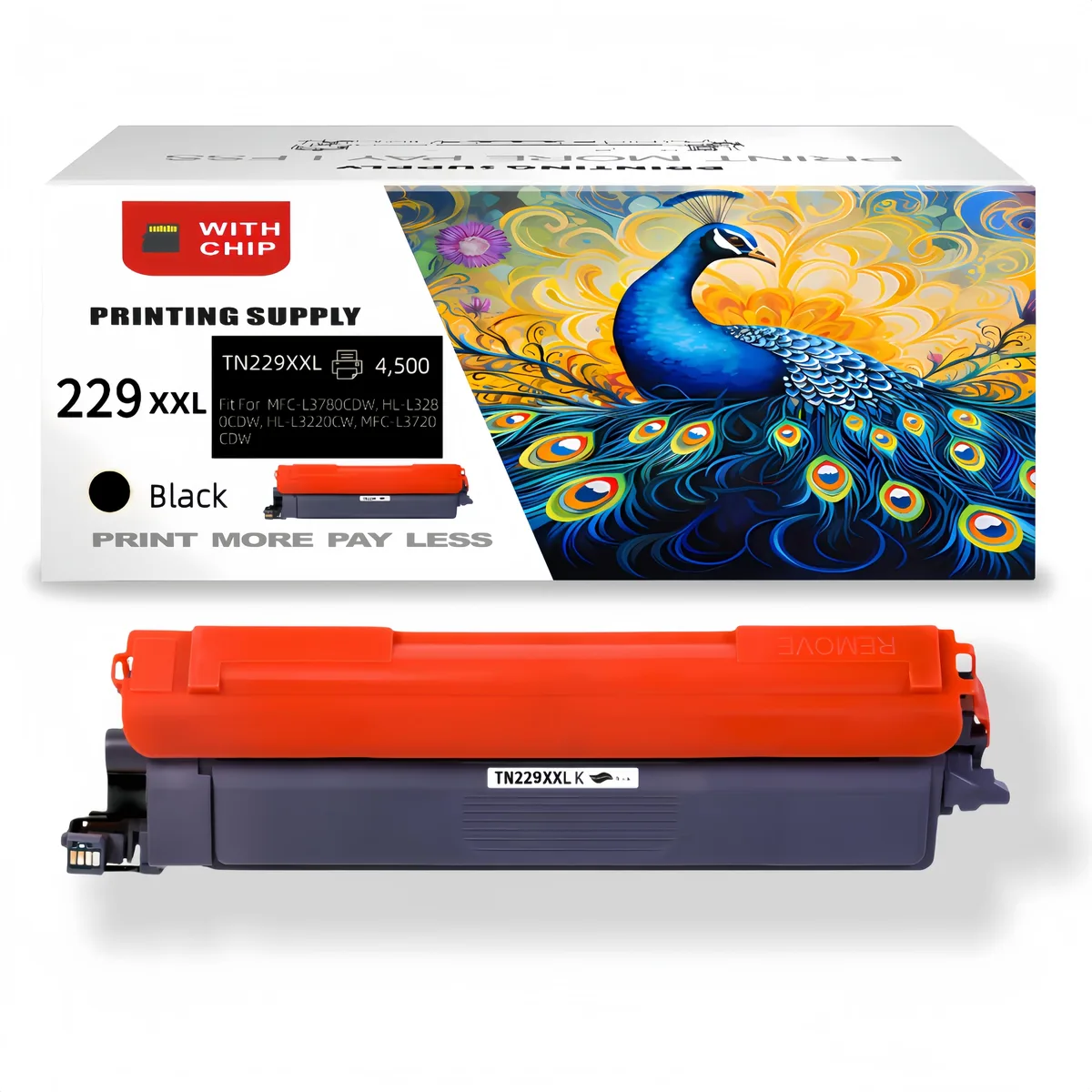 Aster Graphics Inc Aster Graphics Inc TN229XXL Black Toner Cartridge 4500 Pages — product photo